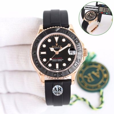 ROLEX 316L Steel Waterproof ETA2824 Chips Black 37MM Watch